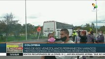 Venezolanos varados en Colombia esperan poder regresar a su país