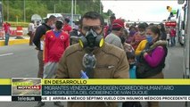 Venezolanos varados en Colombia exigen corredor humanitario
