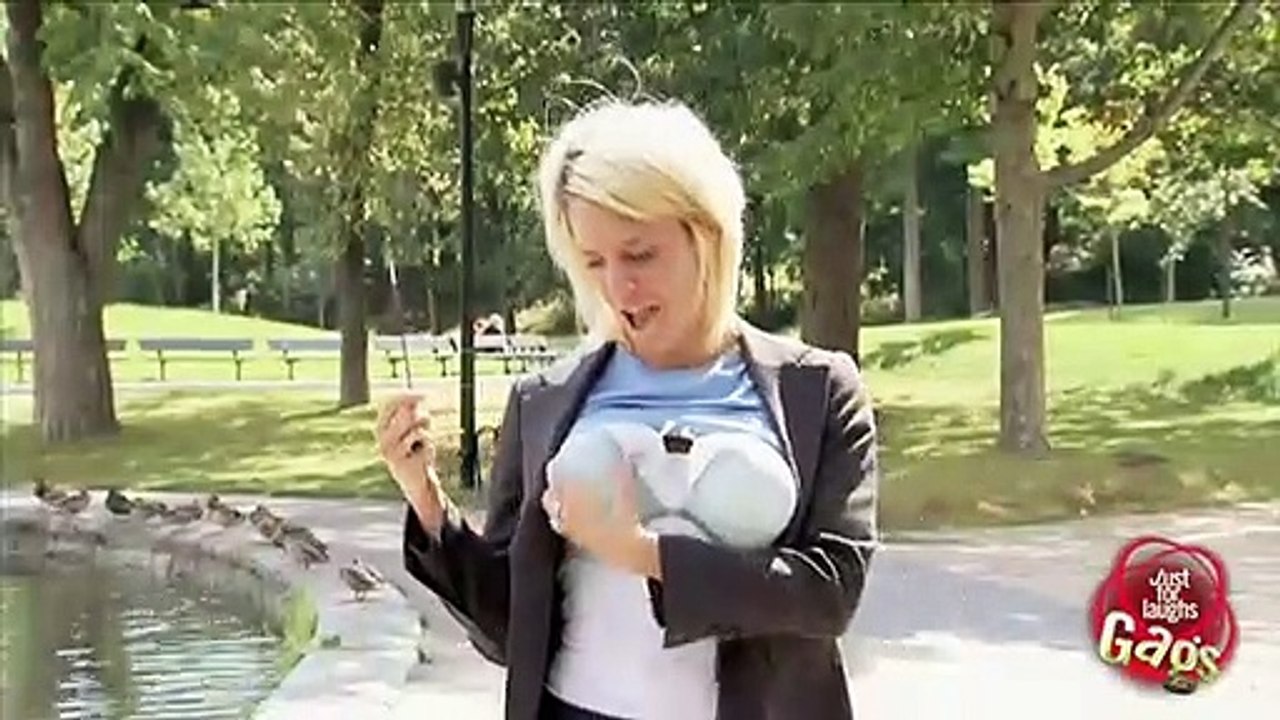 Balloon Boobs Girl - Just For Laughs Gags