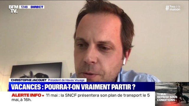 Christophe Jacquet, président de Havas Voyage Vous aurez la possibilité de reprogrammer les voyages réservés