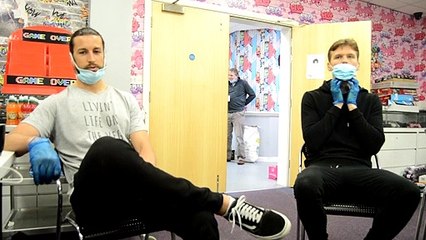Pompey stars Christian Burgess and Sean Raggett volunteer spare time to cook up a storm for vulnerable residents