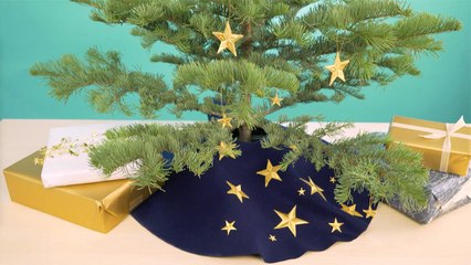 How to Make an Easy No-Sew Tree Skirt