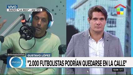 Gustavo López: "2000 jugadores podrían quedarse sin trabajo"