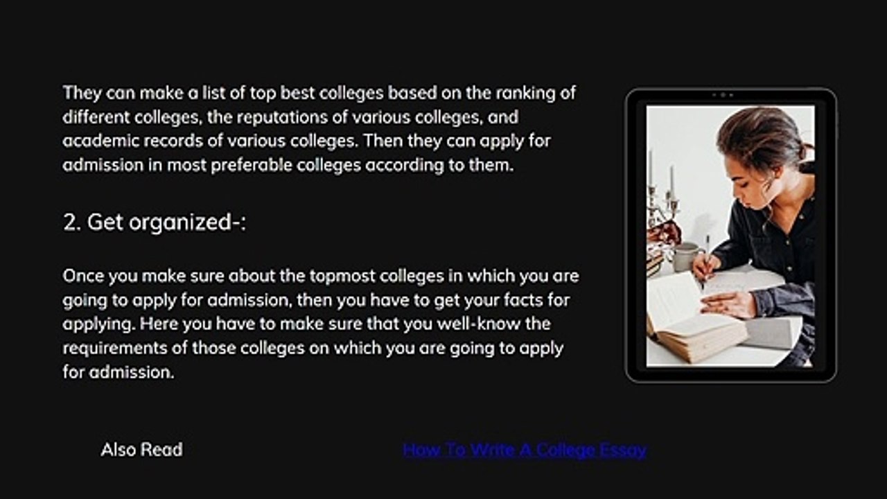 A Complete Guide to the College Application Process