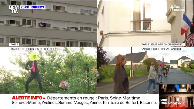 #20hOnApplaudit: vos hommages aux soignants à Paris, Marseille et Nantes