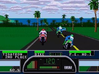 Let´´s Play Road Rash 2 - LEVEL 1 - RACE 2 - HAWAII - No commentary