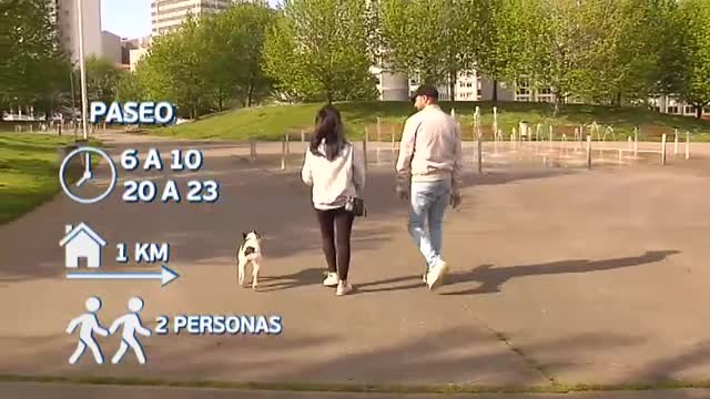 Adultos, menores y dependientes podrán salir a pasear en diferentes franjas horarias para evitar aglomeraciones