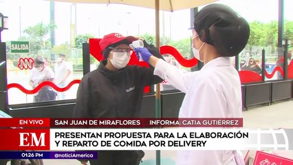 Edición Mediodía: Presentarán propuesta para la elaboración y reparto de comida por delivery