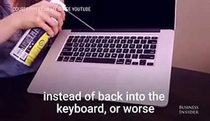 The best way to clean your computer or laptop without damaging it