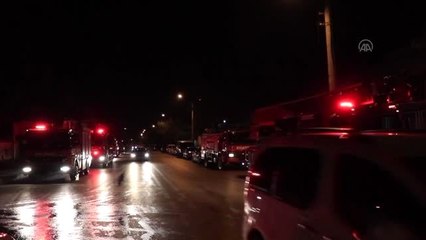 İplik fabrikasında yangın