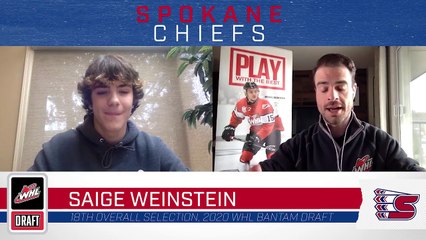 WHL Future Stars: Saige Weinstein, Spokane Chiefs