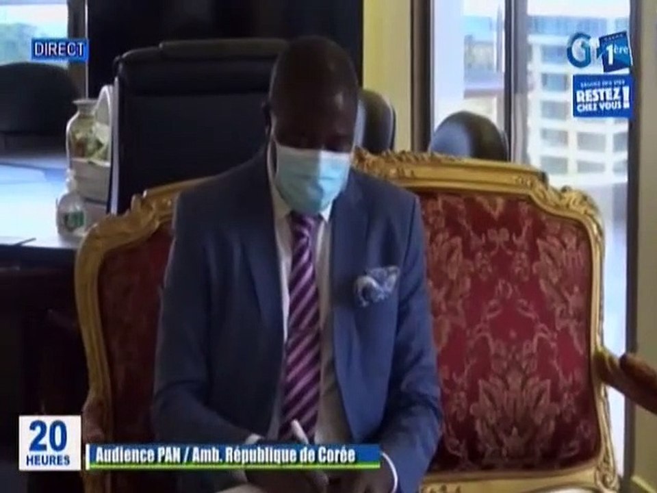 RTG / Audience entre le PAN et l’ambassadeur de la République de Corée au Gabon