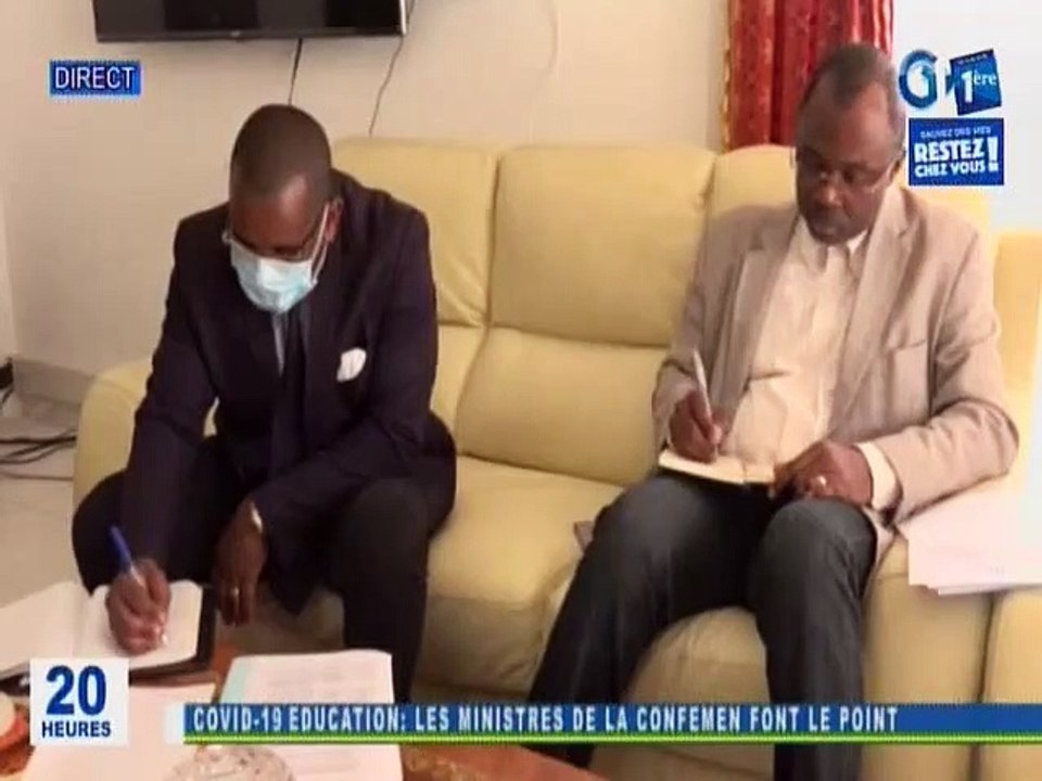 RTG / Covid 19 - Education - Les ministres de la CONFEMEN font le point