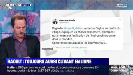 Didier Raoult, toujours aussi clivant en ligne