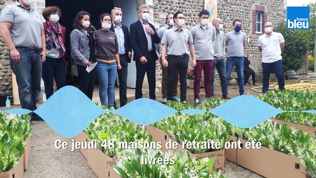 5600 bouquets de muguet Lamothe pour 48 Ehpad du Béarn
