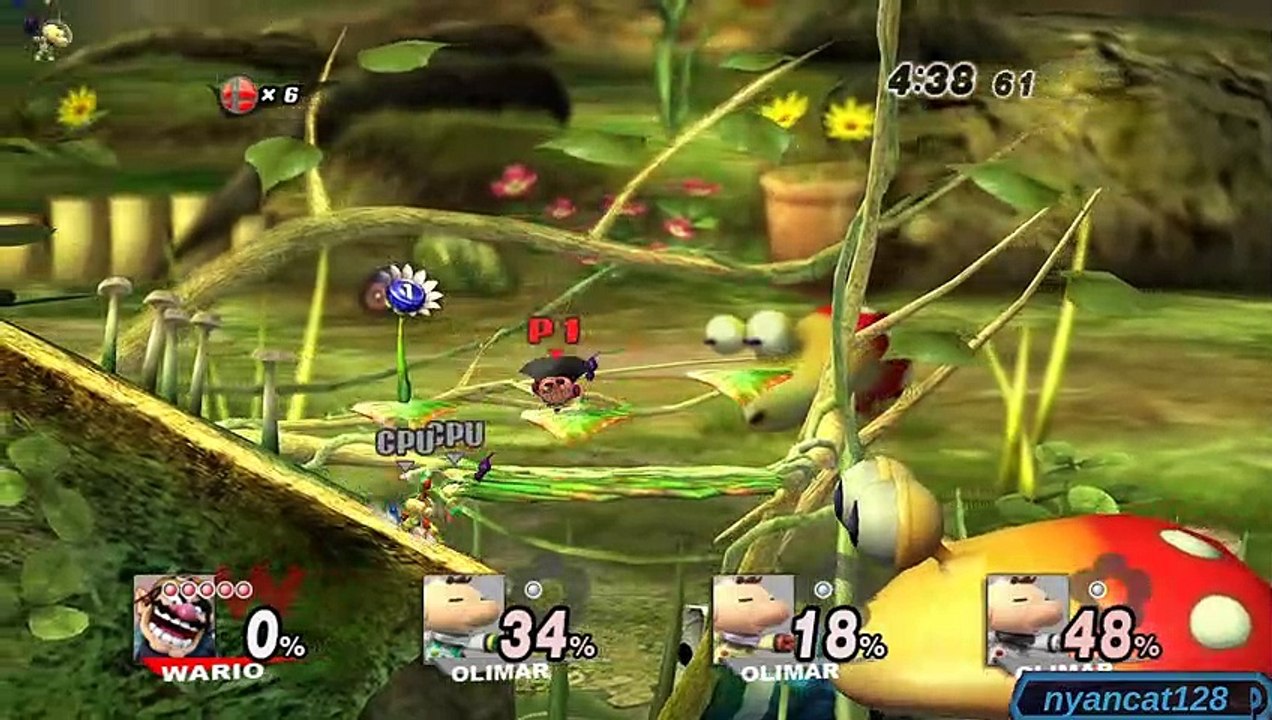 Super Smash Bros. Brawl: Classic Mode as Wario Man