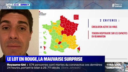 Le Lot en rouge: pour Aurélien Pradié, député "Les Républicains" du département, c'est "totalement incompréhensible"