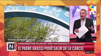 El padre Grassi pidió salir de la cárcel