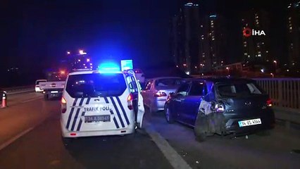 TEM'de zincirleme kaza: 5 yaralı