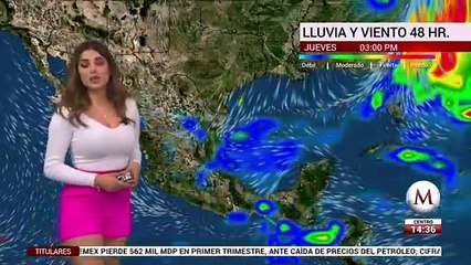 Pamela Longoria nos da el pronóstico del tiempo para este jueves 30 de abril