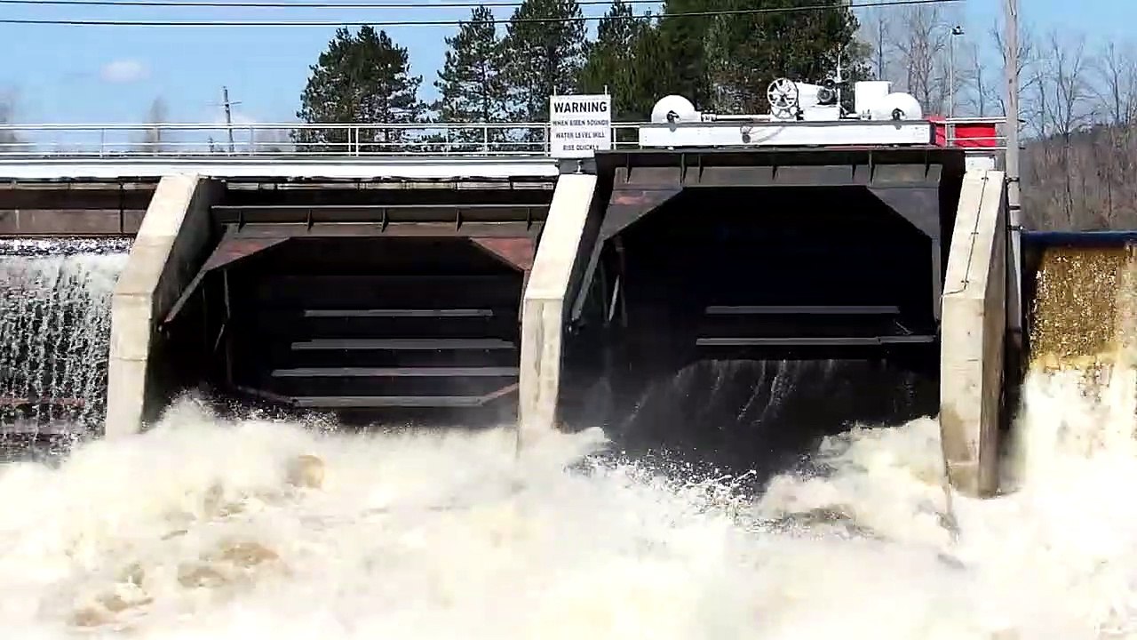 Spillway Water Flow