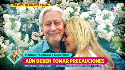 ¿Margarita Gralia y su esposo ya están libres de COVID-19?