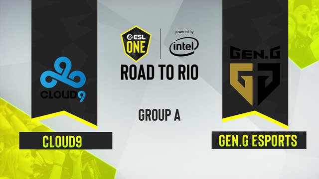 CSGO - Gen.G Esports vs. Cloud9 [Nuke] Map 2 - ESL One Road to Rio - Group A - NA