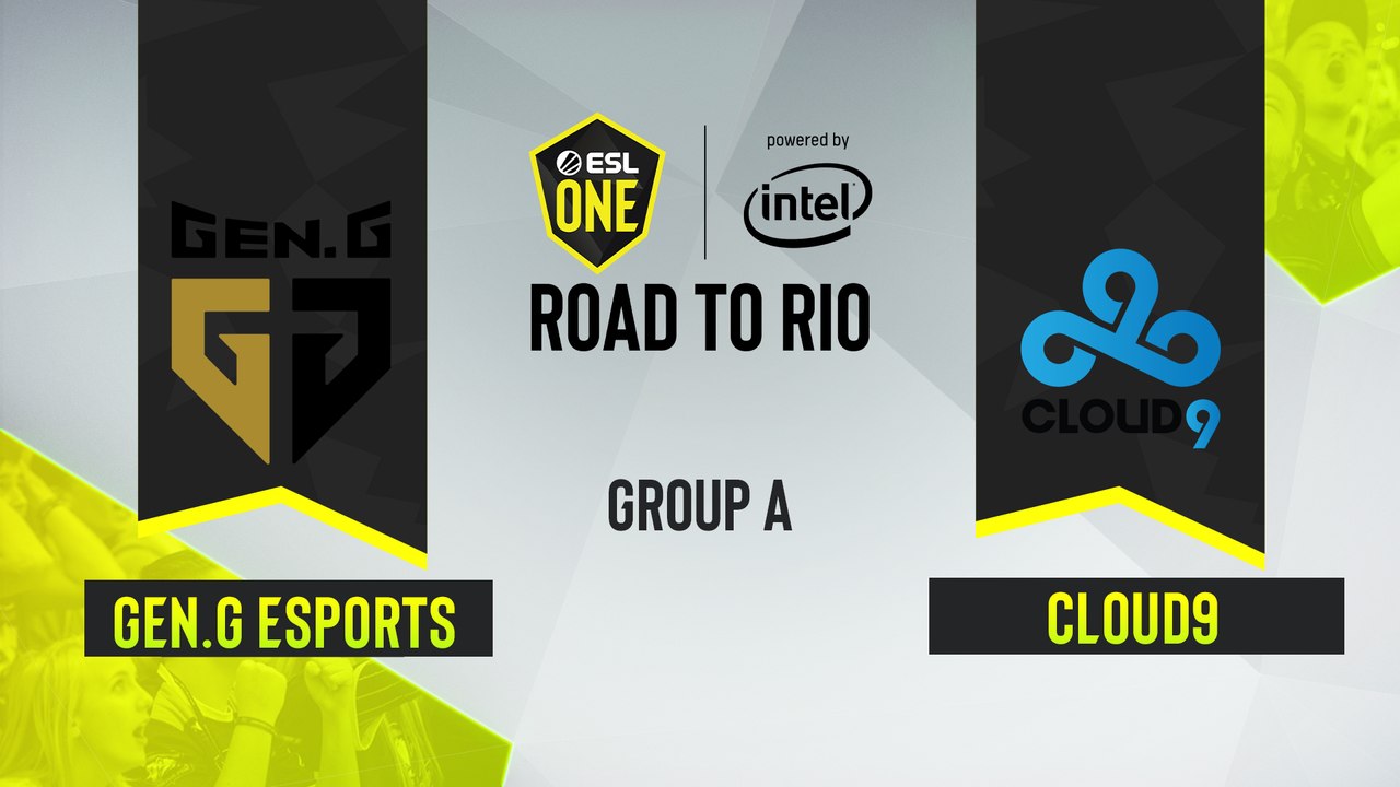 CSGO -  Gen.G Esports vs. Cloud9 [Train] Map 1 - ESL One Road to Rio - Group A - NA