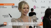 Paris Hilton Shows Off Carter Reum