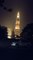 Qutub minar in night