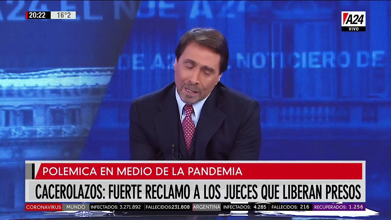 Fuertes cacerolazos en reclamo a los jueces que liberan presos