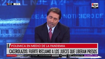 Fuertes cacerolazos en reclamo a los jueces que liberan presos
