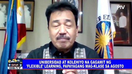 Unibersidad at kolehiyo na gagamit ng 'flexible' learning, papayagang mag-klase sa Agosto