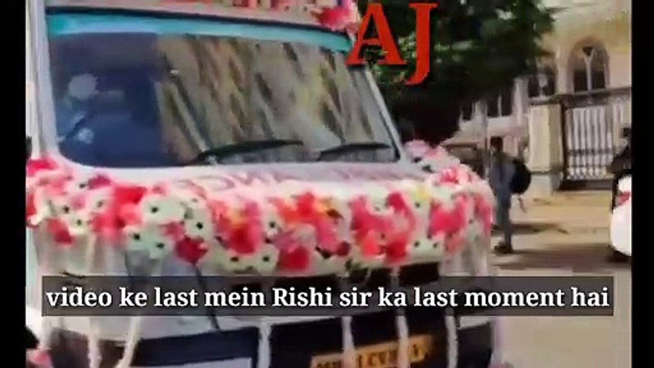 #Rishi kapoor last moment#very emotional scene