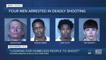 Four men arrested in pellet gun crime spree