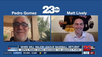 Part 1 of MLB returning with Pedro Gomez