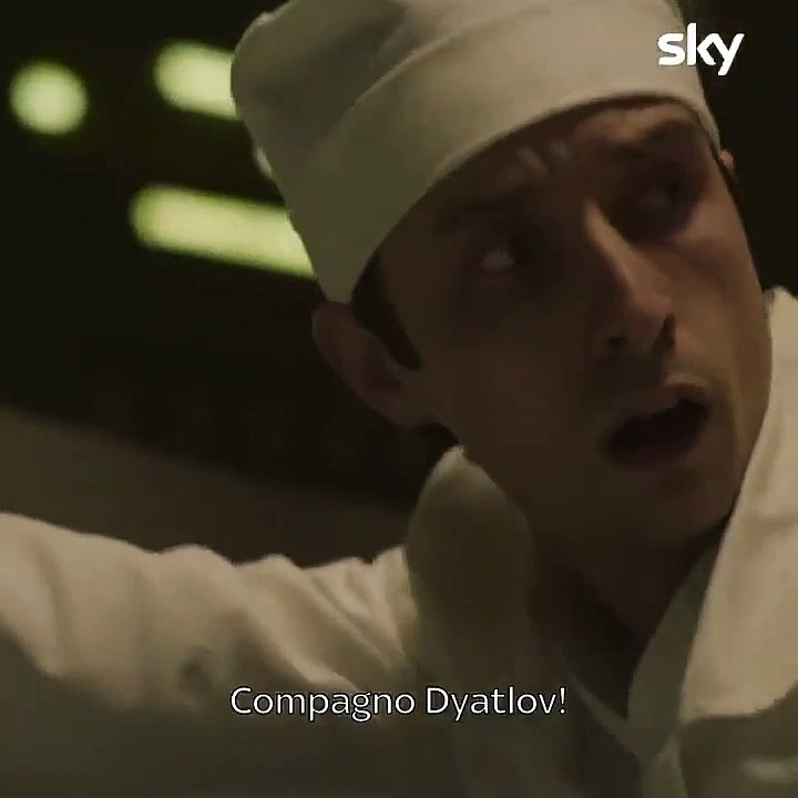 Chernobyl del 2019 - Scena del film in italiano che tratta il vero disastro della centrale elettronucleare di Chernobyl in Ucraina del Nord avvenuto il 26 aprile del 1986
