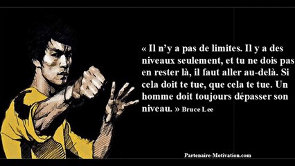 Citations de Bruce Lee le meilleur de tous les temps