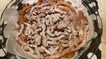 Funnel Cake in few minutes by Seven Years Old "Quarantine Cook" Sarithra