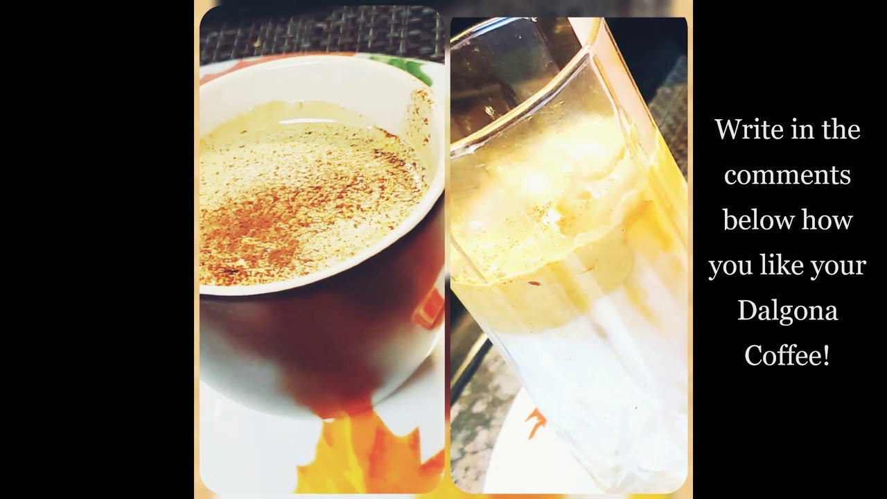 DALGONA COFFEE! Healthy and Tasty! Made with Raw HONEY ! Enjoy Hot or Cold! #StayHome #WithMe