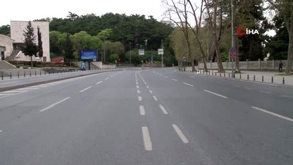 İstanbul'un merkezi yerleri 4'ncü kısıtlamada da boş kaldı