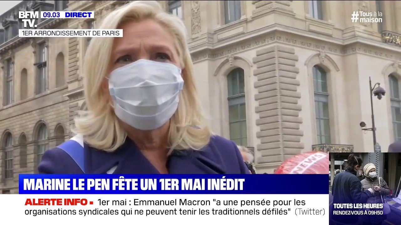 Marine Le Pen pense que "tout le monde devrait...
