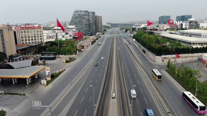 3 gün sürecek kısıtlama ile E-5 Karayolu boş kaldı