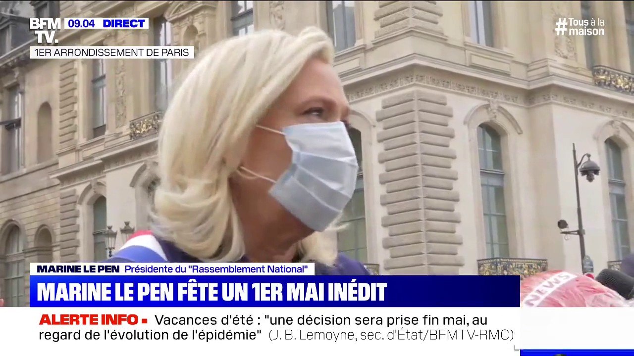 Marine Le Pen est opposée à la réouverture des écoles avant le mois de septembre