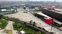 Bakırköy'deki 1 Mayıs kutlama alanı sessizliğe büründü