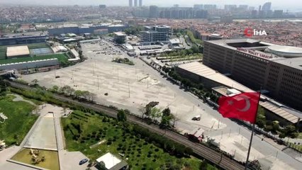 Bakırköy'deki 1 Mayıs kutlama alanı sessizliğe büründü