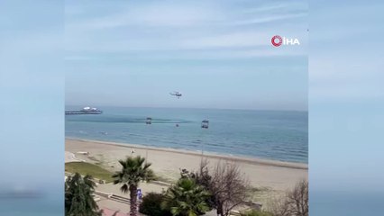 Samsun’da sahil güvenlikten nefes kesen tatbikat