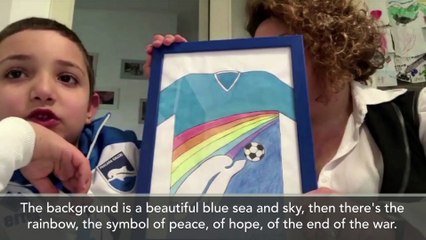 Pescara to wear rainbow shirt designed by 6-year-old boy - SNTV meets the artist