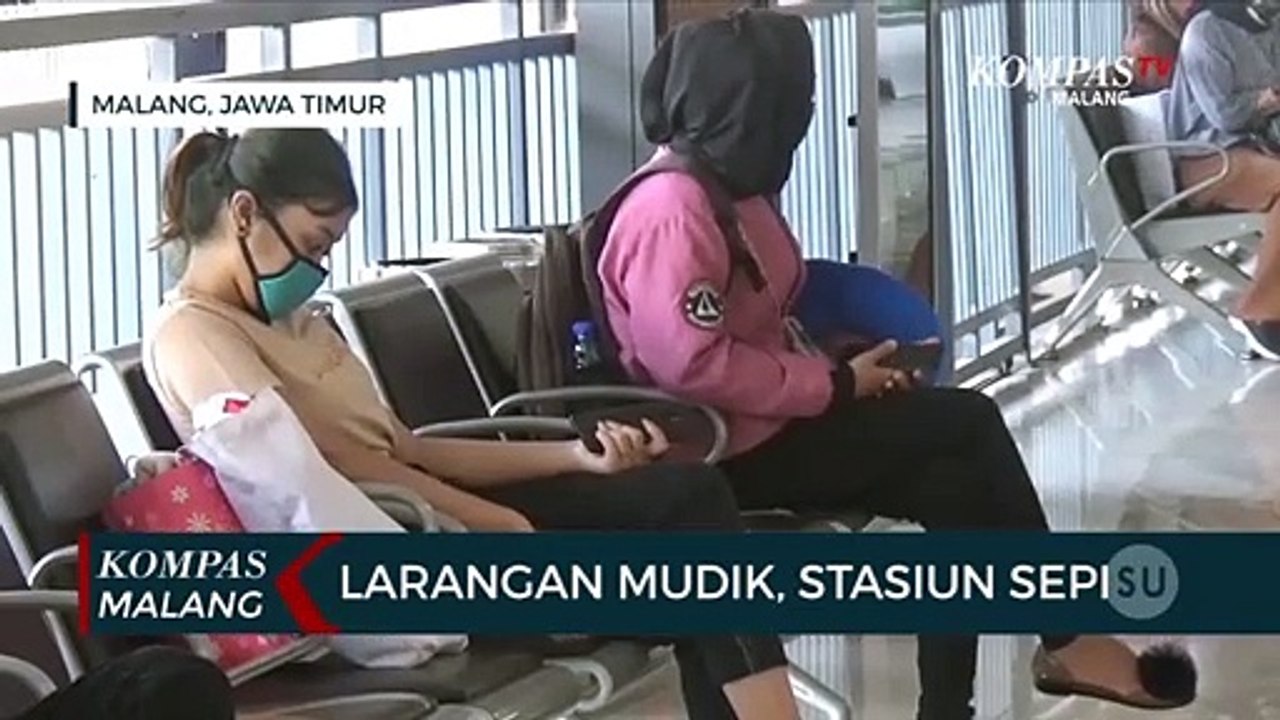 Larangan Mudik, Stasiun Malang Sepi