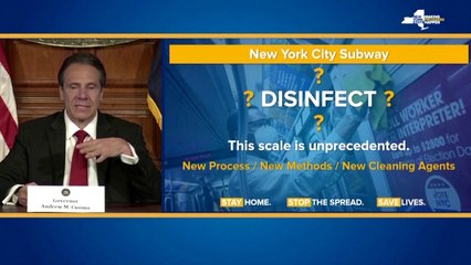 New York to reduce subway service to clean trains, says Governor Cuomo